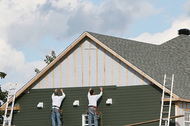 Professional Siding Installation technician working in Mount Gretna, PA